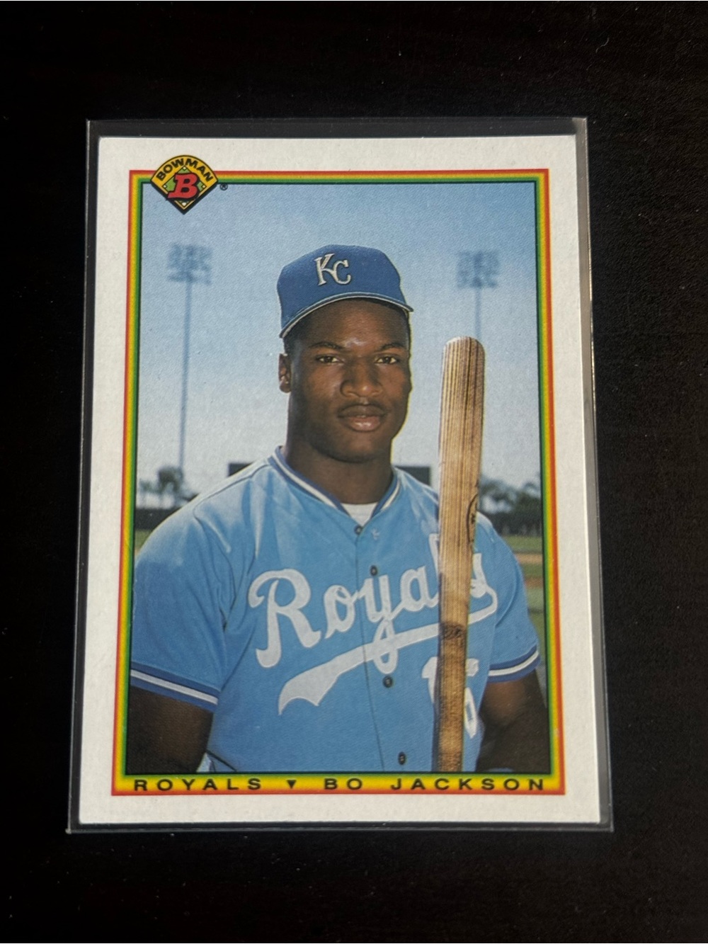 Topps Royals Baseball Trading Card - Blue Cap and Jersey
